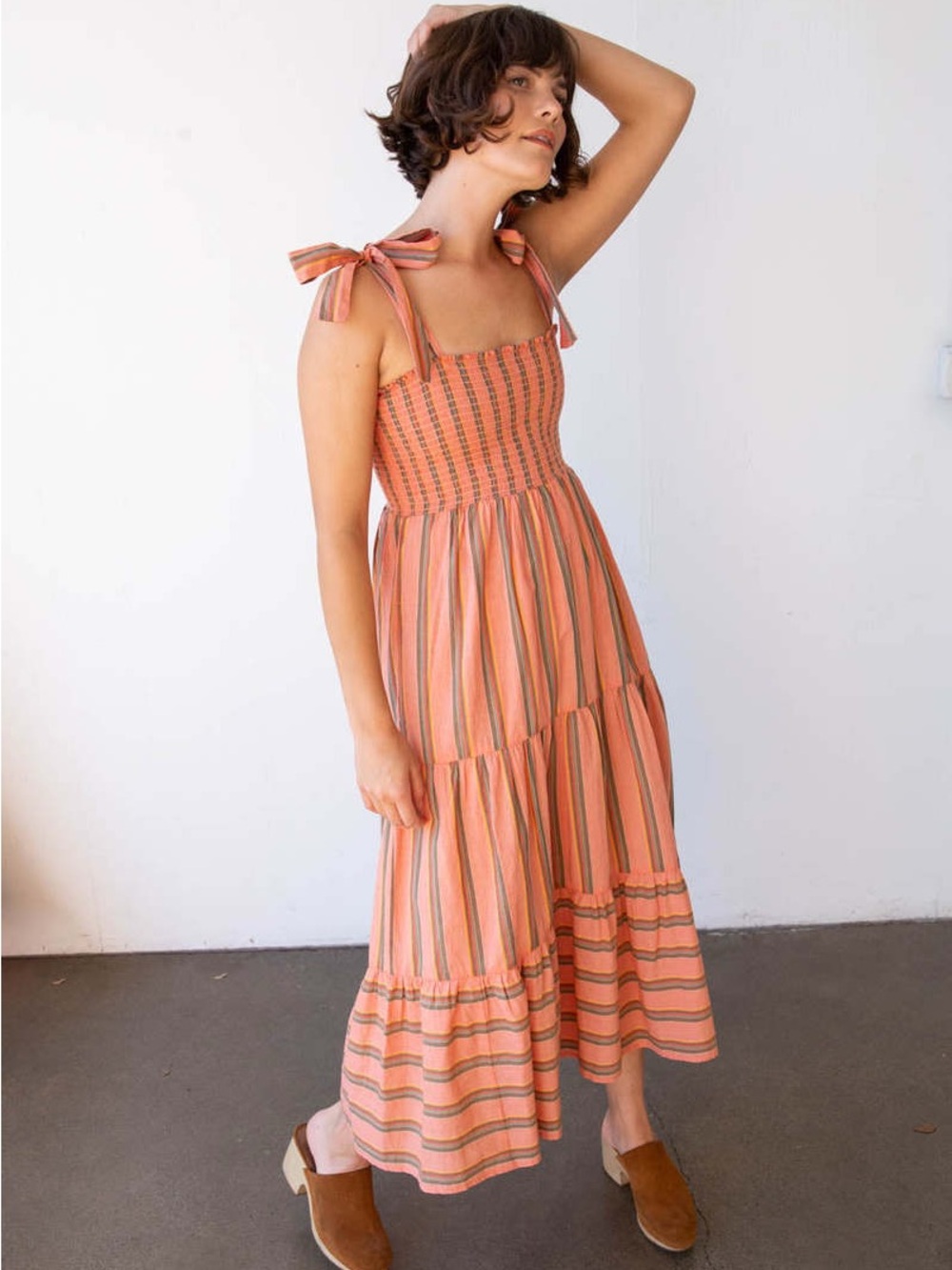 XIRENA Lorraine Dress Terracotta S